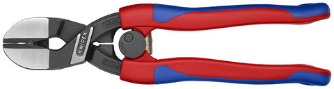 The Knipex 71 42 200 CoBolt® compact bolt cutters with angled head for flush cutting