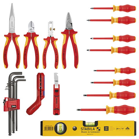 Start as you mean to go on with the KNIPEX “Robust23 Start” Electric Tool kit