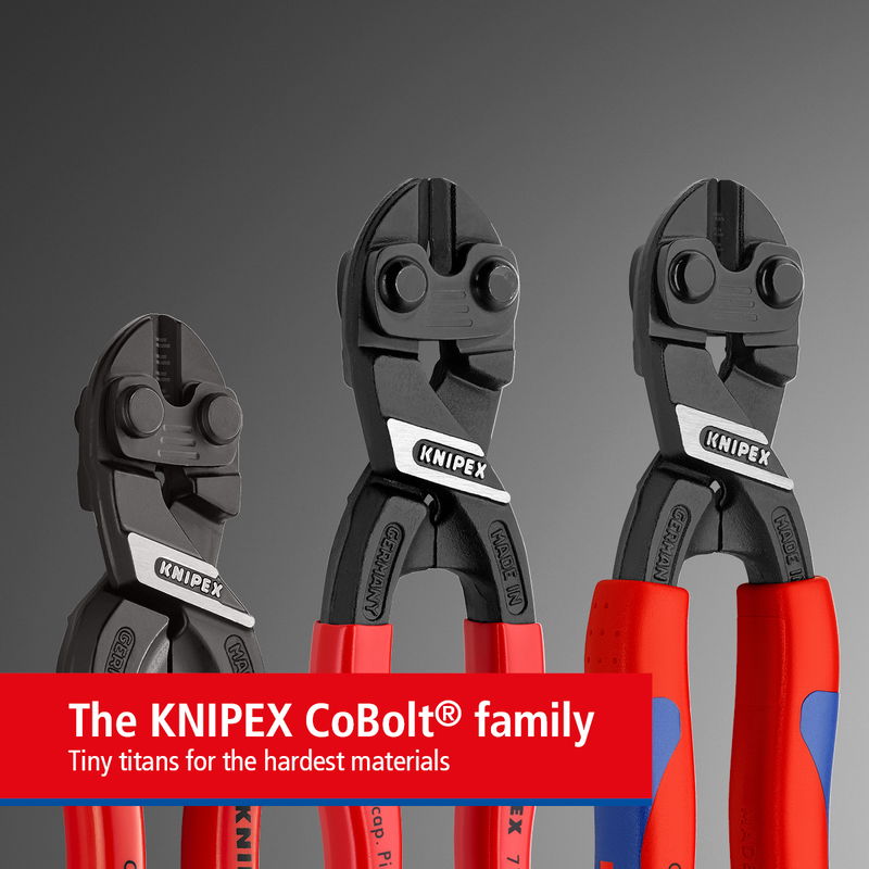 The KNIPEX CoBolt ® Range: Tough, Compact Bolt Cutters With A Powerful Punch!