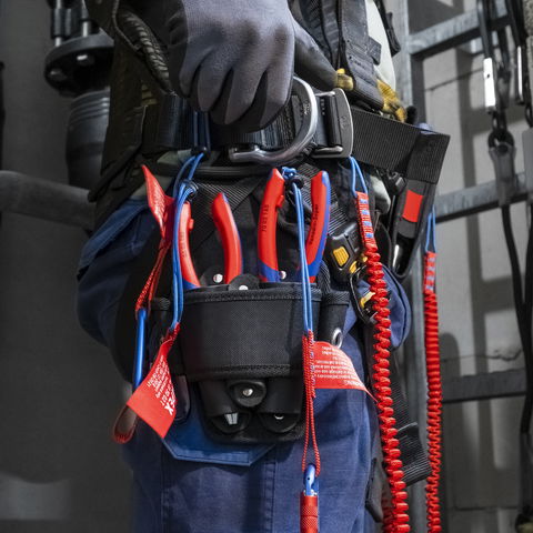 Safety at Height: KNIPEX Tethered Tools