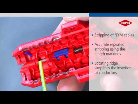 KNIPEX ErgoStrip® LH - Universal Stripping Tool