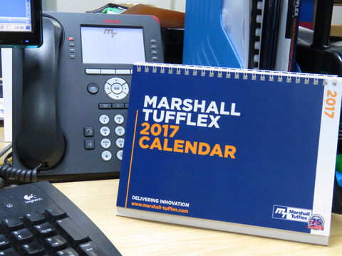 Marshall-Tufflex offers free 2017 Desk Calendar