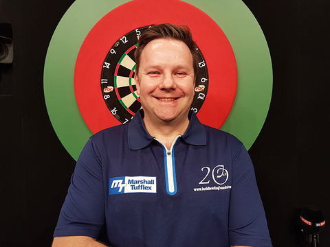 Bullseye! Marshall-Tufflex sponsoring darts player Mark Dudbridge