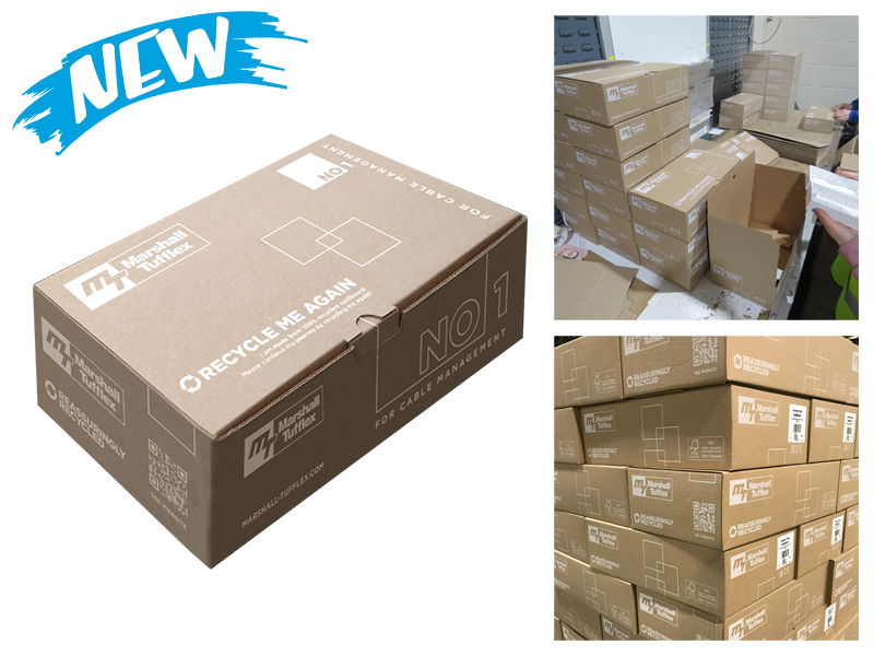 Marshall-Tufflex are pleased to announce NEW recycled packaging
