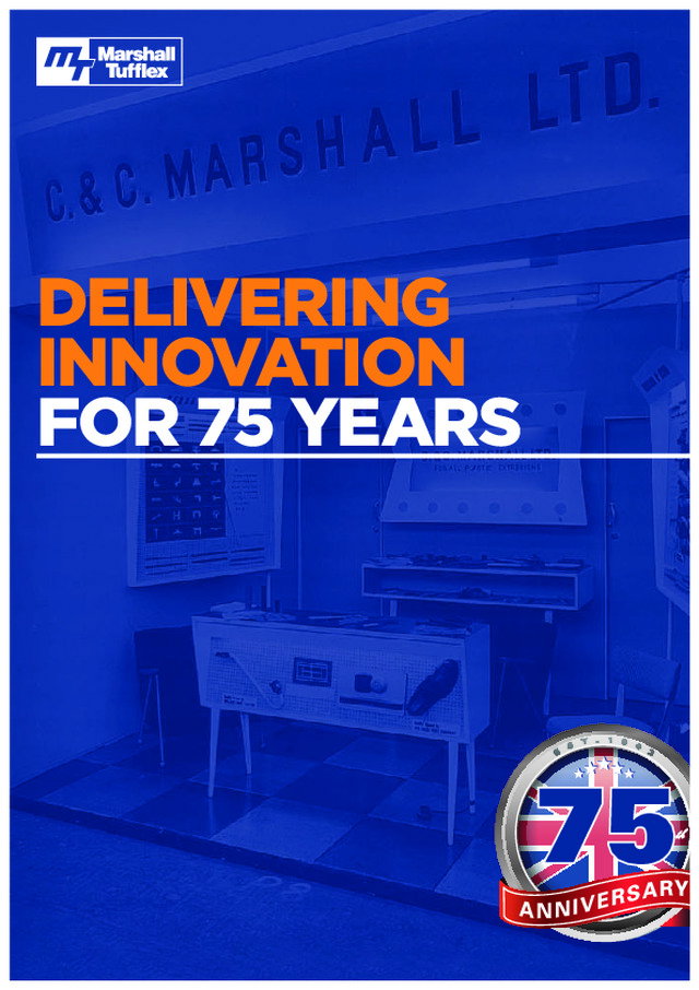 Marshall-Tufflex 75th anniversary timeline