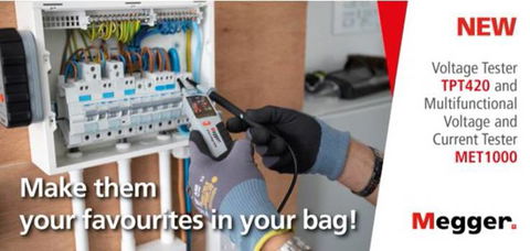 Megger launches new electricians' products!
