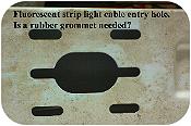 Q & A of the Day - Must grommets be fitted to this strip light?