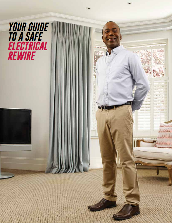 Your guide to a safe  electrical rewire