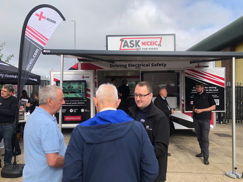 And we're off! NICEIC’s UK tour underway