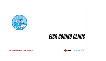 EICR coding clinic