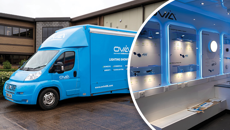 Ovia mobile lighting showroom – back on the road!