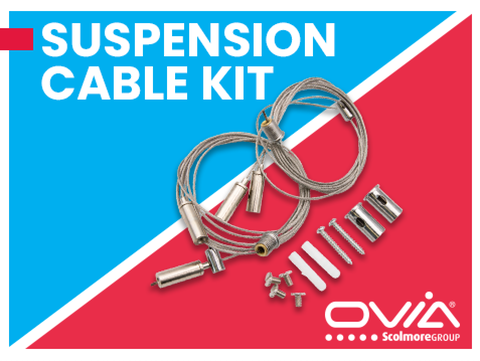 Ovia adds new Suspension Cable Kits to lighting accessories range