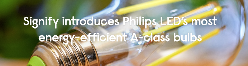 Signify introduces Philips LED’s most energy-efficient A-class bulbs