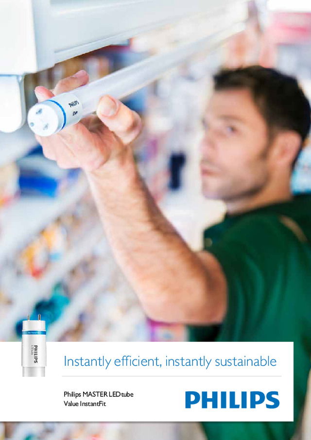 Philips - Product Catalogue - MASTER LEDtube Value InstantFit - 2014