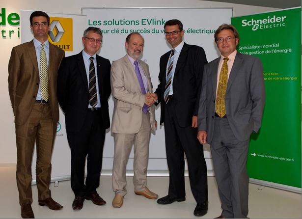 Schneider Electric's evlink is the world's first electric vehicle charging solution to be certified ready by Renault