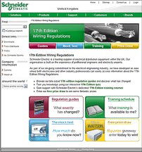 New Schneider Electric 17th Edition website