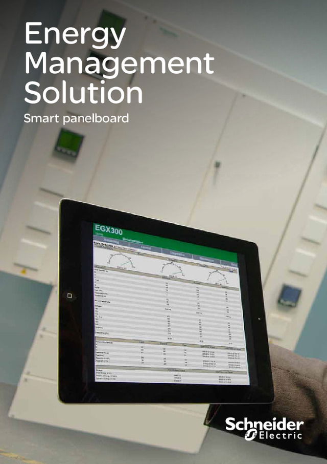 Schneider Electric - Energy management solution. Smart panelboard