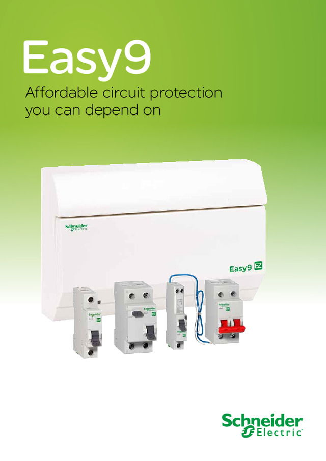 Schneider Electric - Product catalogue - Easy9 - Affordable circuit protection