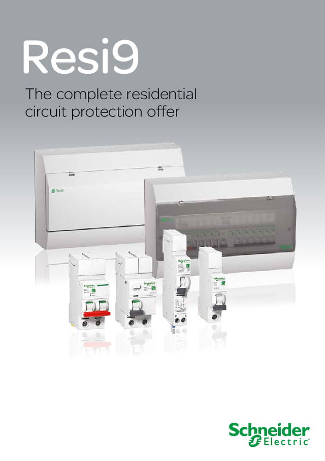 Schneider Electric - Product catalogue - Resi9 - The complete residential circuit protection offer
