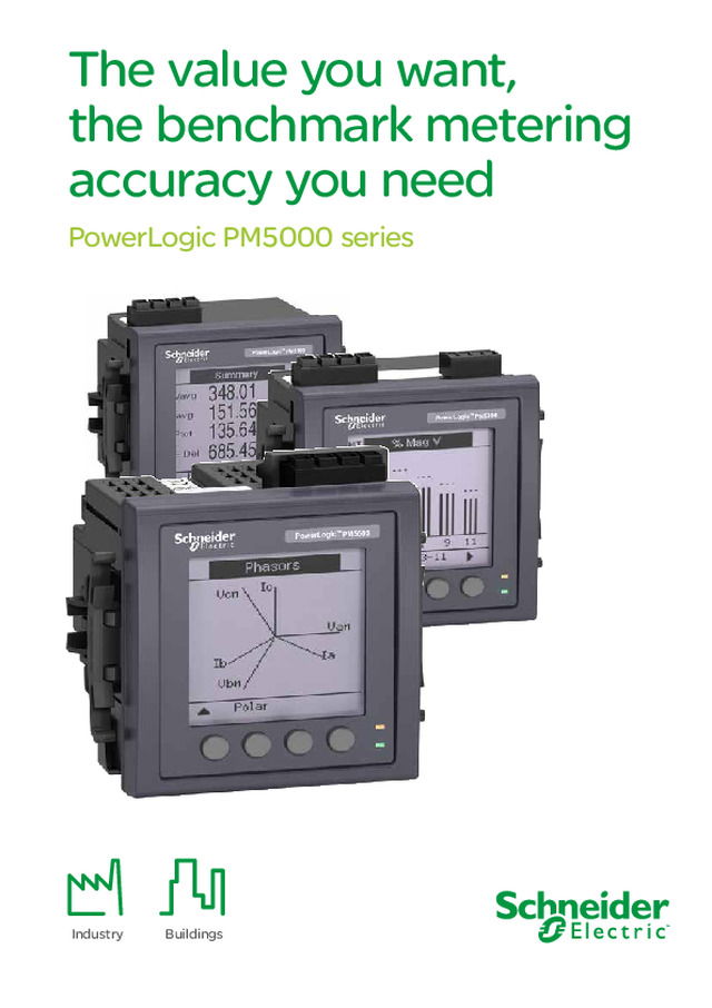 Schneider Electric - Product catalogue - PM5000 Brochure - 2014