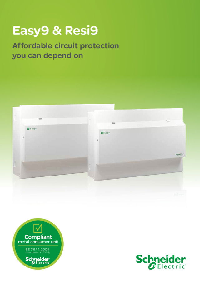 Schneider Electric - Product catalogue - Easy9 & Resi9 Brochure - 2015