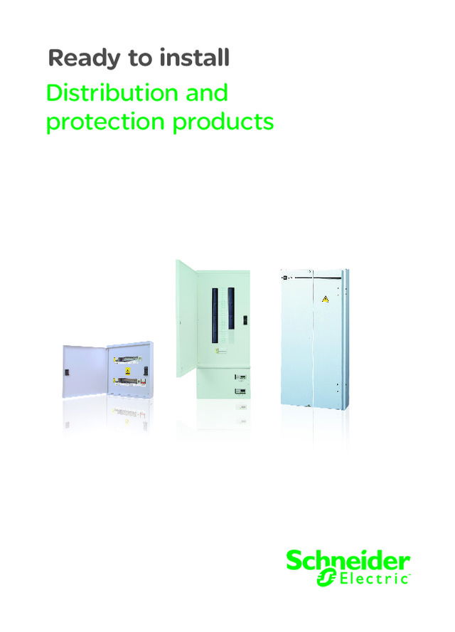 Schneider Electric Acti9 Ready to Install Distribution & Protection Products