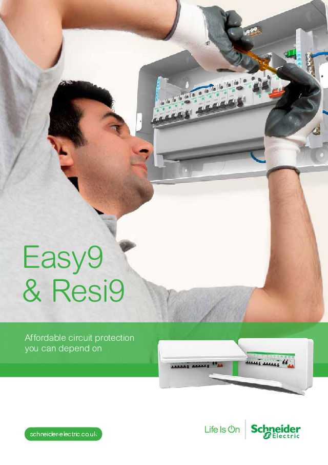 Schneider Electric Easy9 & Resi9 Affordable Circuit Protection you can depend on