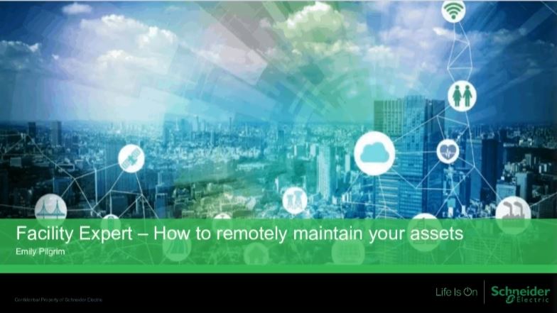 Facility Expert – How to remotely maintain your assets