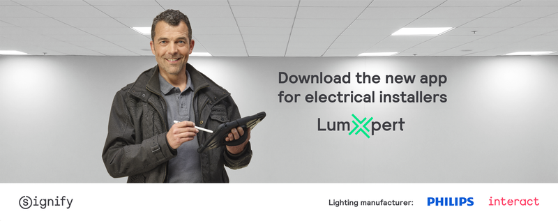 Signify introduces LumXpert, the app created with and for professional installers