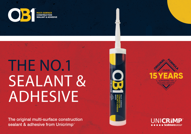 OB1 – the No 1 sealant and adhesive now available from Unicrimp