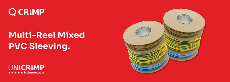 Unicrimp offer Multi-Reel Mixed PVC Sleeving