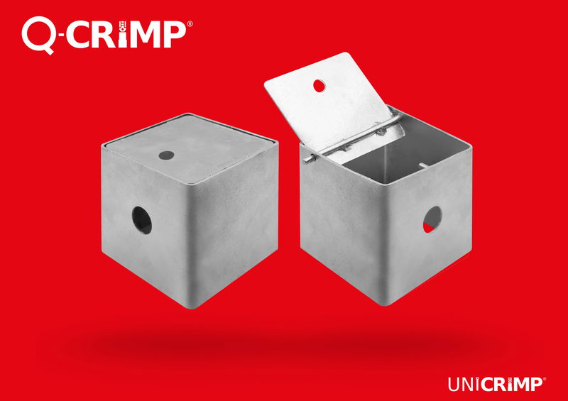 Unicrimp adds Galvanised Earthing  Boxes to its Q-Crimp range