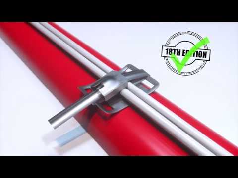 Unicrimp fire rated cable supports