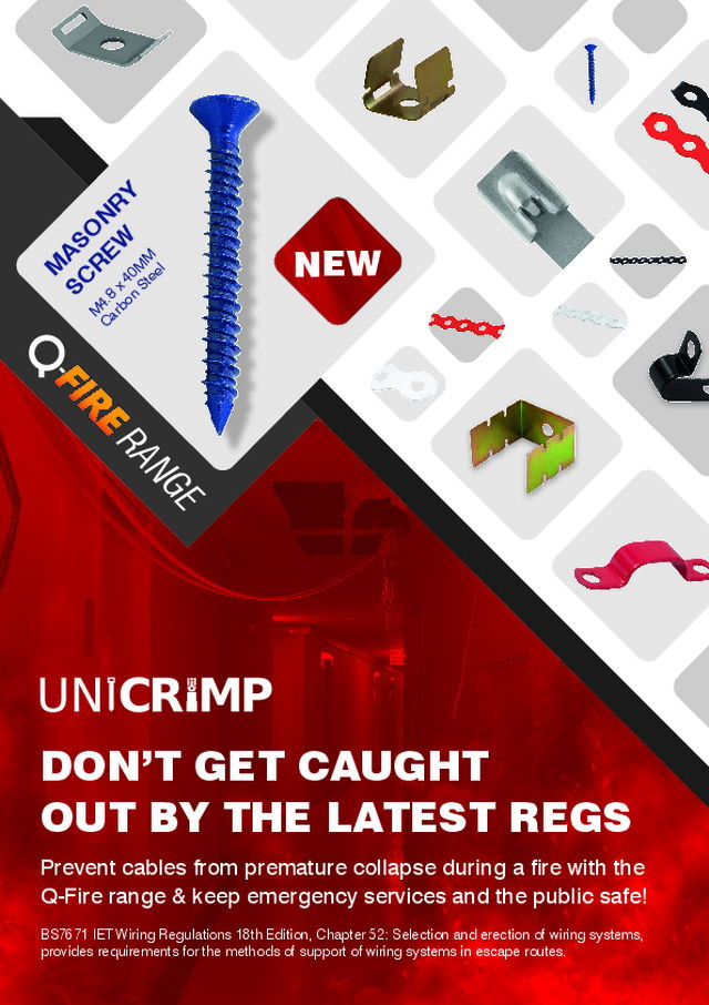 Unicrimp - Q-Fire Range: Masonry Screw