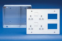 Volex Accessories'  Multimedia Plate - A Unique Solution to Managing ‘Spaghetti’ Cables