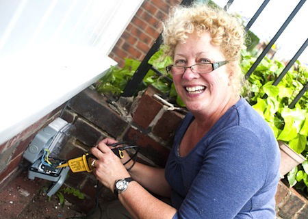 Woman electrician stars in a new careers book for kids