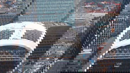 50kWp EvoEnergy solar array fitted to ‘Walkie Talkie’ building roof