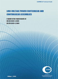 Low voltage power switchgear and controlgear assemblies