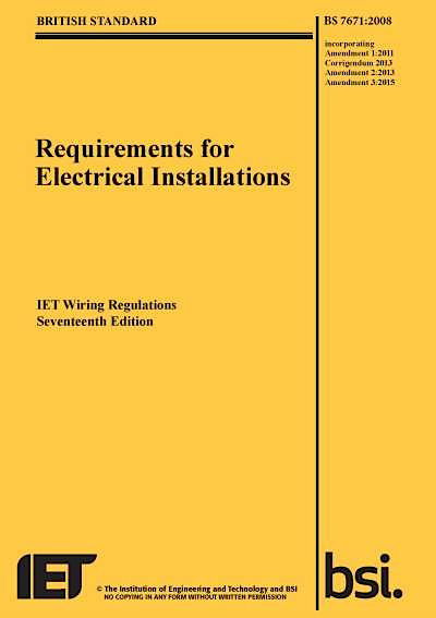 BS 7671: 2008 Amendment 3 is published - and very soon you’ll have to comply!
