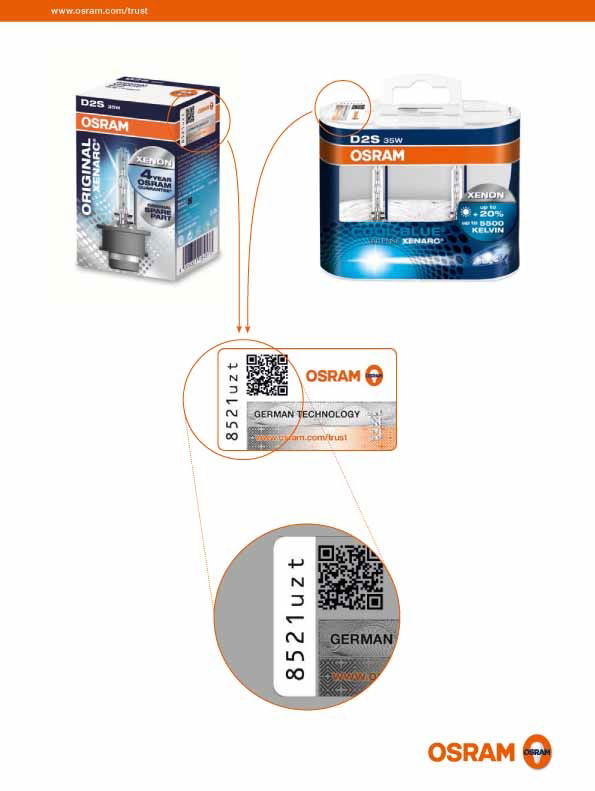 OSRAM in fight against lamp fakes