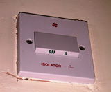 Kitchen isolator position