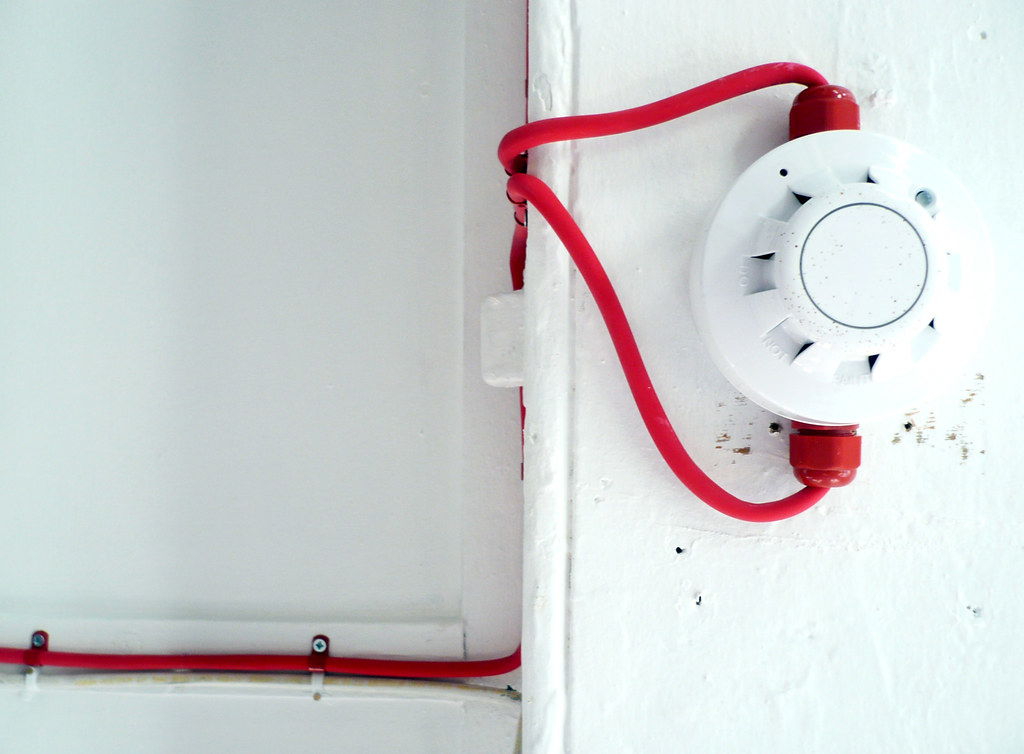 Does fire alarm wiring have to be red?