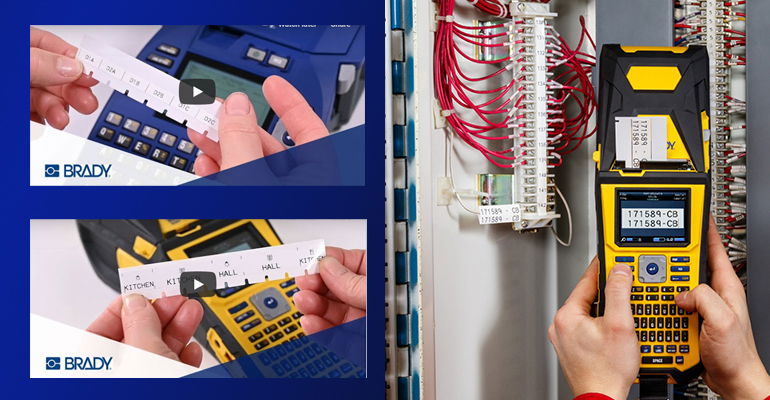 Print reliable labels anywhere, anytime with Brady portable printers