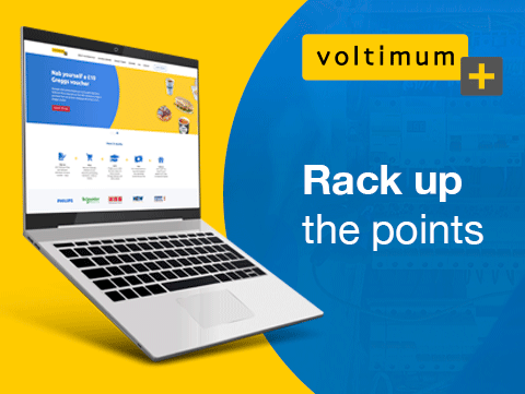 Points mean rewards! Rack up your points with Voltimum Plus