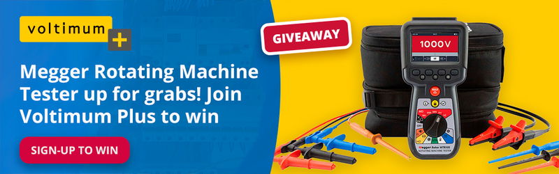 WIN! Bag a Megger tester worth over £2,000 with Voltimum Plus
