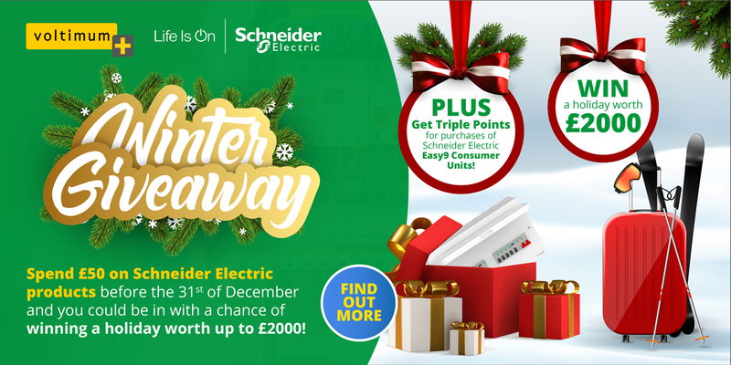 The Schneider Electric Winter Promotion has landed with bonus points & two holidays up for grabs!