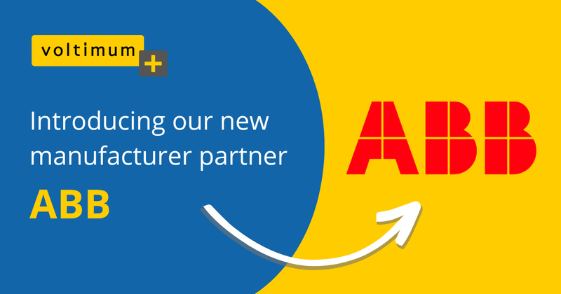 New manufacturer partner announcement: ABB joins Voltimum Plus!