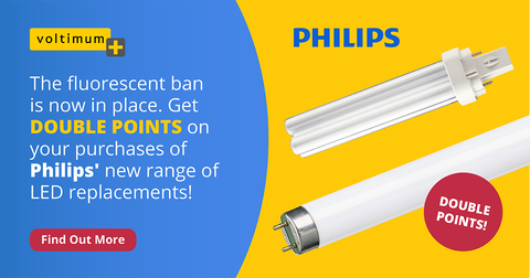 Bonus points alert! Double points promotion on Philips’ LED ranges this April