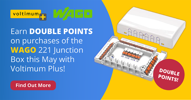 Double points promotion on the WAGO 221 Junction Box this May!