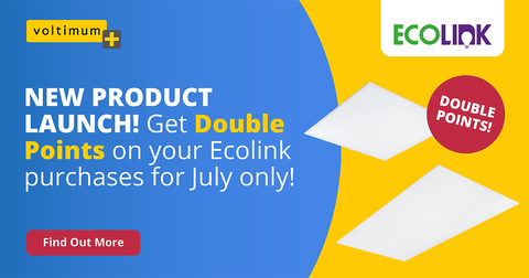NEW PRODUCT ANNOUNCEMENT! Ecolink has launched new products on Voltimum Plus – get double points in July to celebrate